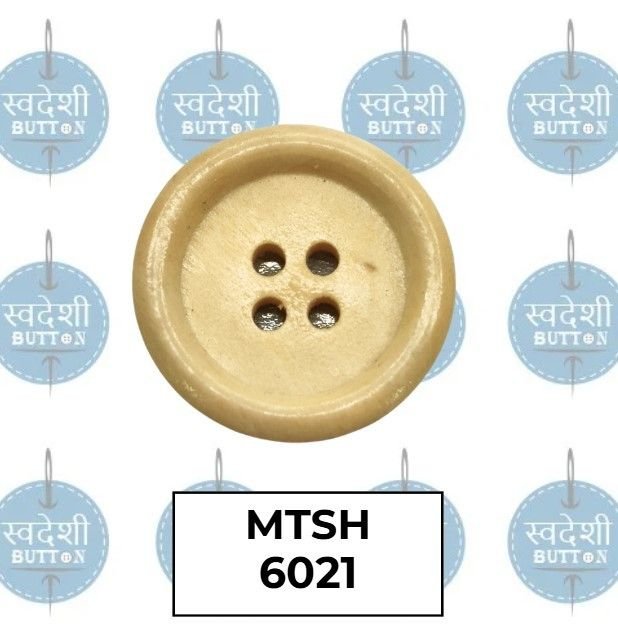 WOODEN SHEESAM BUTTON MTSS-6015