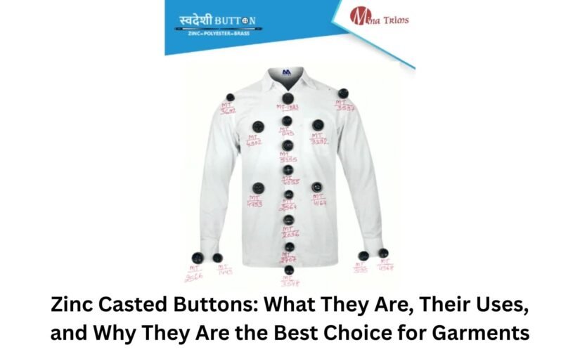 zinc casted buttons for garments